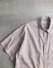 画像10: THE NERDYS Cotton Dobby Half Sleeve Shirt Beige (10)