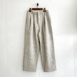 画像1: COGNOMEN WIDE TRAINER PANTS HEATHER GREY (1)