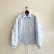 画像1: COGNOMEN EMBLEM PUFFED JACKET LIGHT BLUE (1)