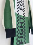 画像3: COGNOMEN FOOTBALL SCARF KNIT GREEN (3)