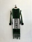 画像5: COGNOMEN FOOTBALL SCARF KNIT GREEN (5)