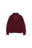 画像1: PHINGERIN DOUBLE KNIT POLO BURGUNDY (1)