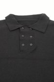 画像2: PHINGERIN DOUBLE KNIT POLO BLACK (2)