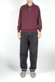 画像4: PHINGERIN DOUBLE KNIT POLO BURGUNDY (4)