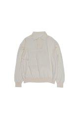 画像: PHINGERIN DOUBLE KNIT POLO WHITE