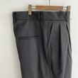 画像5: COGNOMEN WIDE WOOL TROUSERS BLACK (5)