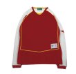 画像1: gim context Knitted Foofball Jersey RED (1)