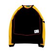 画像1: gim context Knitted Foofball Jersey BLACK (1)