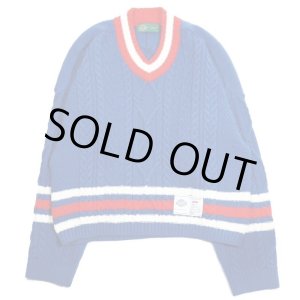 画像: gim context Knitted Hockey Jersey BLUE
