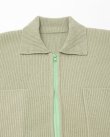 画像3: PHINGERIN CORDY KNIT JACKET MINT GREEN (3)