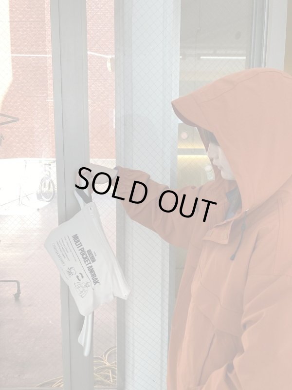 PWA P&D MULTI POCKET ANORAK CARROT,正規取扱い,販売店舗 PWA P&D MULTI POCKET ANORAK CARROT,正規取扱い,販売店舗