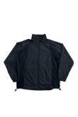 画像1: COMFORTABLE REASON Warm Up Light Jacket BLACK (1)