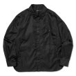 画像2: ROTOL SNAP BUTTON NYLON SHIRT BLACK (2)