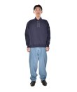 画像3: PHINGERIN DOUBLE HENLEY SWEATSHIRT NAVY (3)