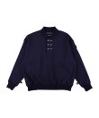 画像1: PHINGERIN DOUBLE HENLEY SWEATSHIRT NAVY (1)