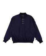 画像: PHINGERIN DOUBLE HENLEY SWEATSHIRT NAVY