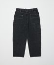 画像2: BAL LOOSE FIT DENIM WORK PANT BLACK (2)