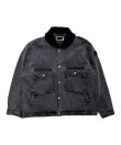 画像1: PHINGERIN FLOAT DENIM BLOUSON BLACK (1)