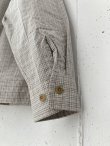 画像6: PWA DRY ZIP-UP SWING SHIRT BEIGE CHECK (6)