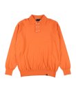 画像1: PHINGERIN DOUBLE KNIT POLO ORANGE (1)