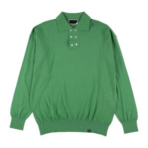 画像: PHINGERIN DOUBLE KNIT POLO GREEN