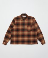 画像: BAL FLANNEL HALF ZIP SHIRT