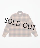 画像: BAL FLANNEL HALF ZIP SHIRT