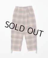 画像: BAL PLAID WIDE MOUNTAIN PANT BROWN