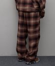 画像6: BAL PLAID WIDE MOUNTAIN PANT BROWN (6)