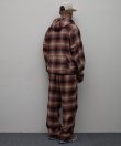 画像8: BAL PLAID WIDE MOUNTAIN PANT BROWN (8)