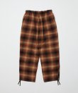 画像2: BAL PLAID WIDE MOUNTAIN PANT BROWN (2)