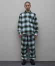 画像11: BAL PLAID WIDE MOUNTAIN PANT GREEN (11)