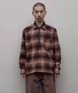 画像7: BAL FLANNEL HALF ZIP SHIRT (7)