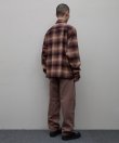 画像4: BAL PLAID WIDE MOUNTAIN PANT BROWN (4)