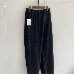 画像: PWA LOOSE DENIM TROUSERS DEEP BLACK