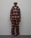 画像7: BAL PLAID WIDE MOUNTAIN PANT BROWN (7)