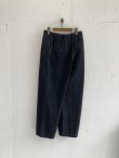 画像2: PWA LOOSE DENIM TROUSERS DEEP BLACK (2)