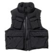 画像1: ROTOL CURVY DOWN VEST BLACK (1)