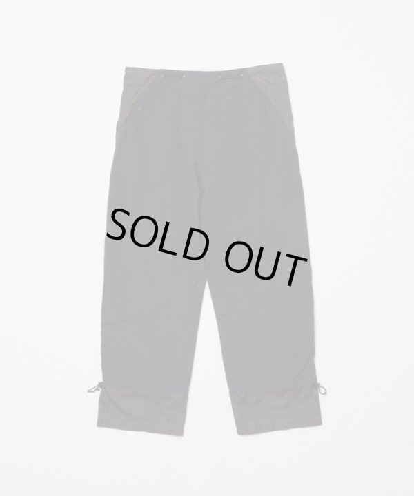 画像2: BAL PIGMENT NYLON TRACK PANT DARK BROWN (2)