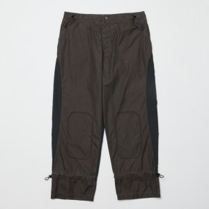 画像: BAL PIGMENT NYLON TRACK PANT DARK BROWN