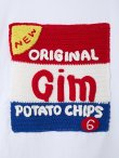 画像2: gim context GIM Potato Chips Hand-crochet Long SleeveT-shirt White (2)