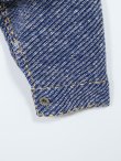 画像10: gim context Hand-Stitched Damaged Denim Knit Jacket (10)