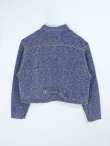 画像7: gim context Hand-Stitched Damaged Denim Knit Jacket (7)