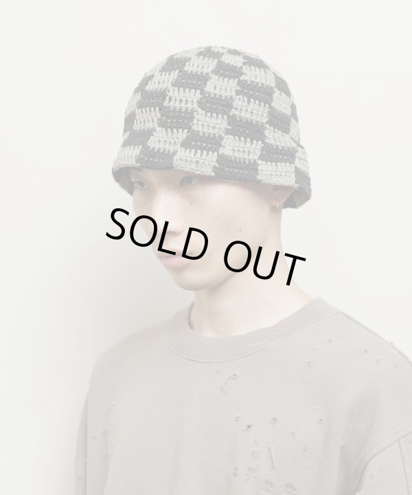 画像2: BAL HAND KNIT BUCKET HAT GRAY (2)