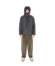 画像11: PHINGERIN FULL PACK NYLON RIPSTOP ANORAK BLACK (11)