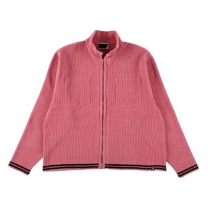 画像: PHINGERIN CORDY KNIT JACKET PINK