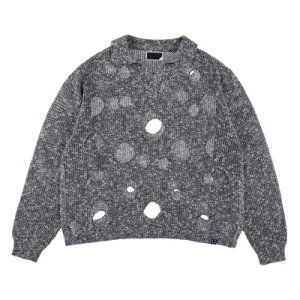 画像: PHINGERIN HOLE KNIT SKIPPER NAVY