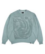 画像: PHINGERIN WINDOW WEB SWEATER MOSS MINT