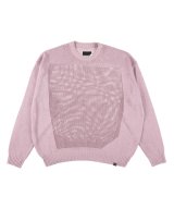 画像: PHINGERIN WINDOW WEB SWEATER MOSS PINK