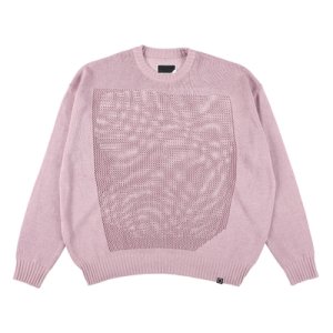 画像: PHINGERIN WINDOW WEB SWEATER MOSS PINK